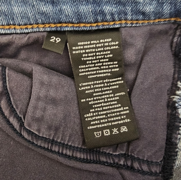 J Brand High Rise Skinny Leg Lovesick Blue Jean 29 Preowned - Picture 11 of 12